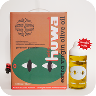 Huwa Palestinian Extra Virgin Olive Oil - 5 Liter Bag in Box